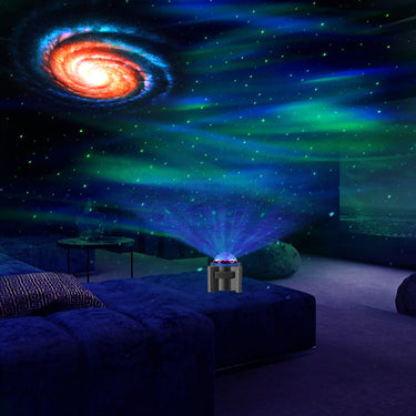 éclairage cosmos au plafond de la chambre